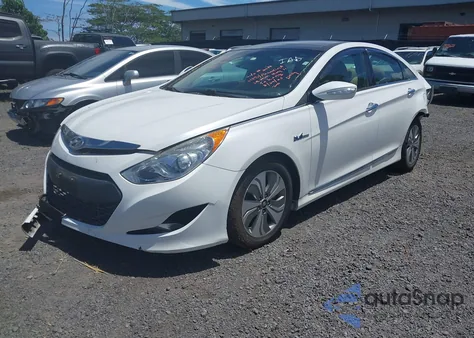 2015 Hyundai Sonata Hybrid Limited из США, поврежденный, VIN KMHEC4A48FA128605
